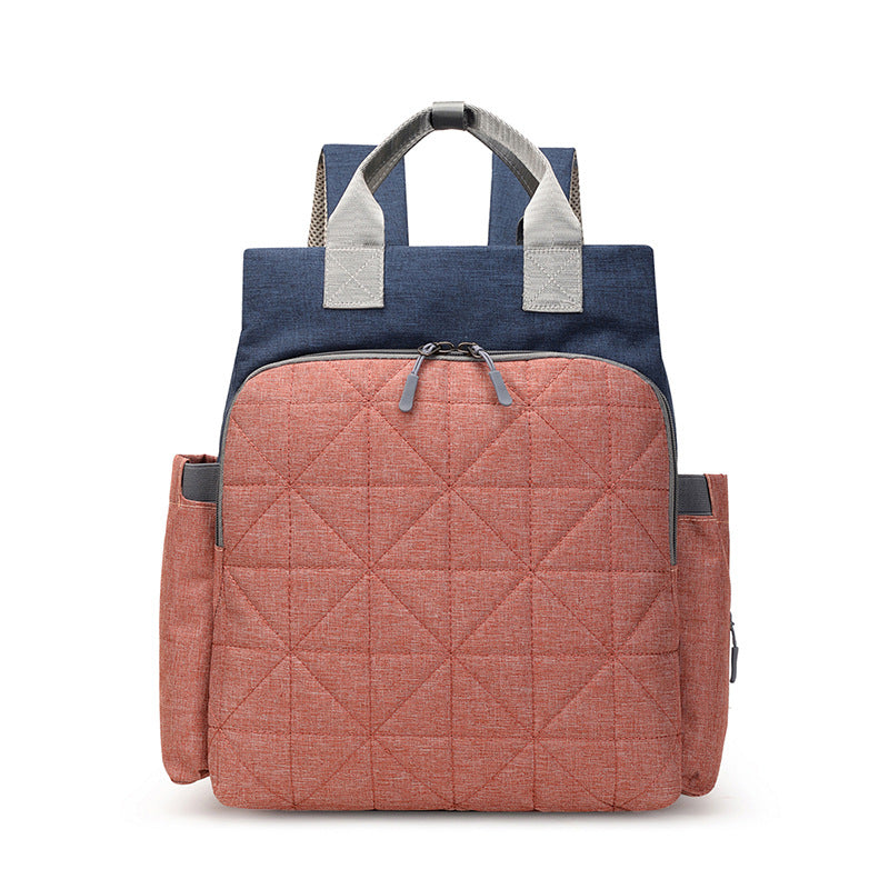 Quilted Multi-Functional Backpack