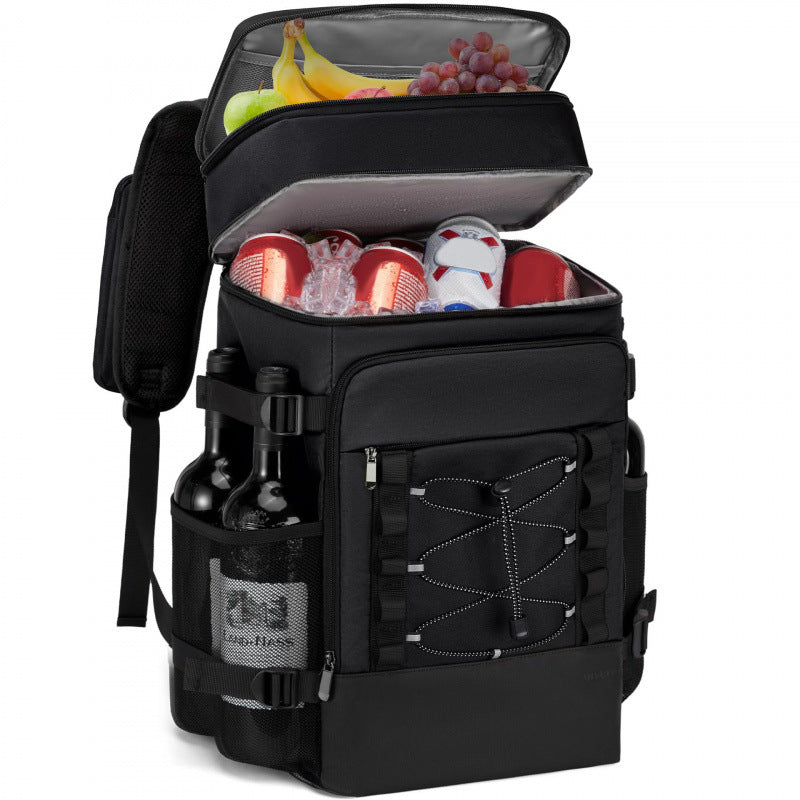 Multifunctional cooler backpack with insulated interior Bowlift