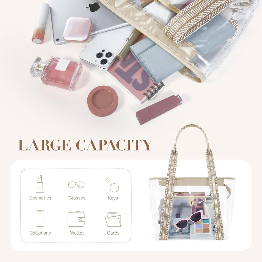 Fashionable Transparent Tote Bag Bowlift