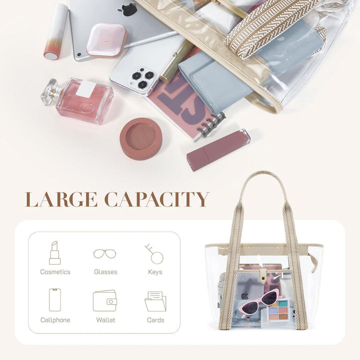 Fashionable Transparent Tote Bag Bowlift