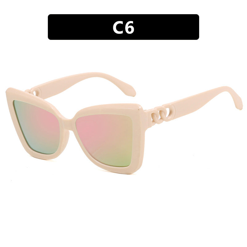Women's large sunglasses in striking leopard design Bowlift