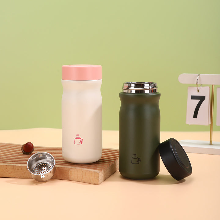 Women Insulated Coffee Mug with Practical Drip Stop Bowlift
