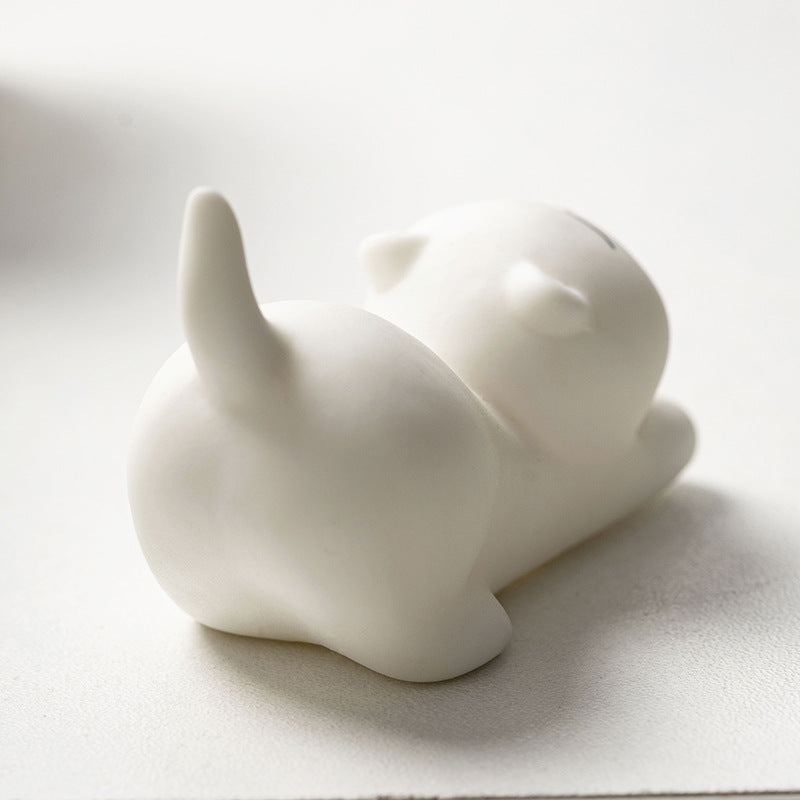 Decorative Cat Figurine Bowlift
