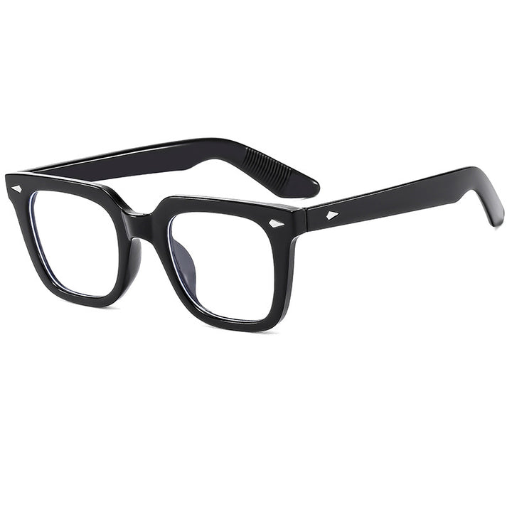 Ladies fashionable glasses with oversized, transparent frame Bowlift