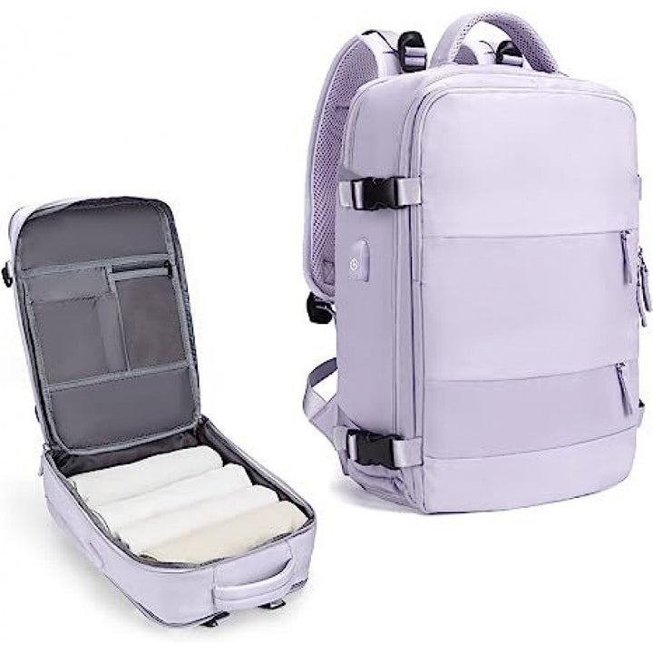 Multi-Compartment Travel Backpack Bowlift