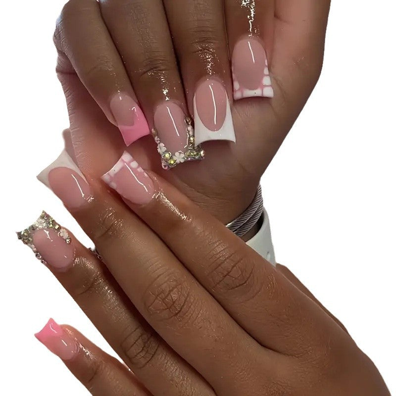 Glamorous Stiletto Nail Extensions Bowlift