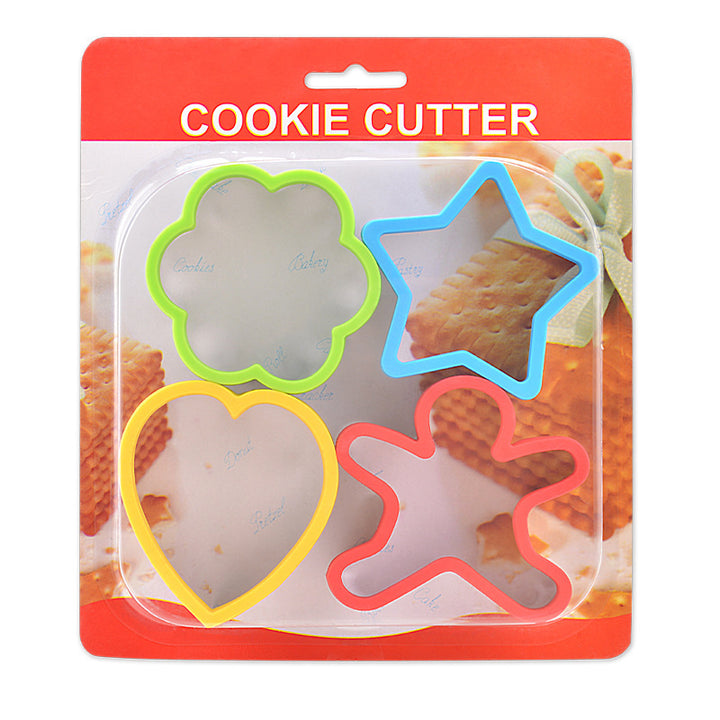 Silicone cookie cutter set for creative cookie decoration Bowlift