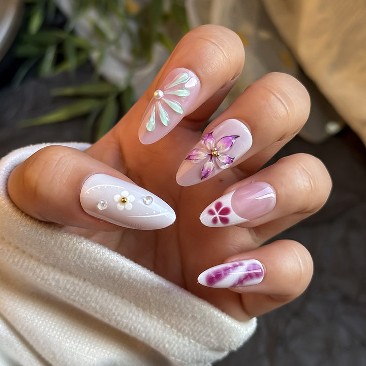 Decorative Press-On Nail Art Collection Bowlift