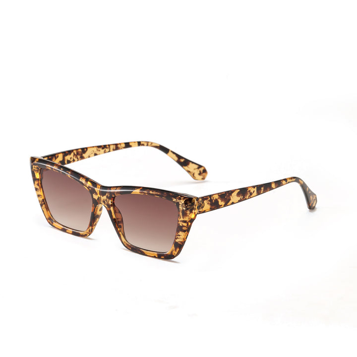 Women geometric sunglasses with stylish plastic frame Bowlift