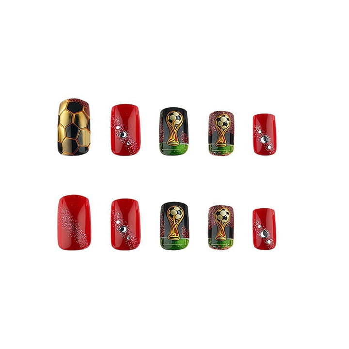 Creative Football Nail Art Bowlift