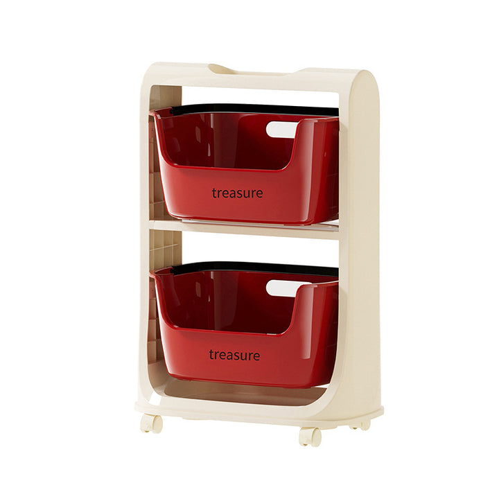 Multi-Tier Storage Organizer with Baskets Bowlift