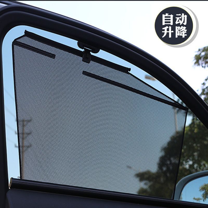Retractable Mesh Rear Window Sunshade Panels for Cars Bowlift