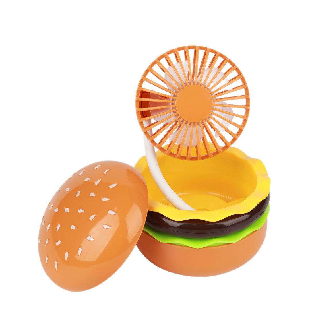 Ladies portable air circulator in Hamburger design Bowlift