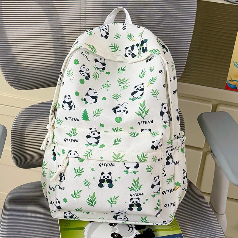 Fun and Playful Panda Print Backpack