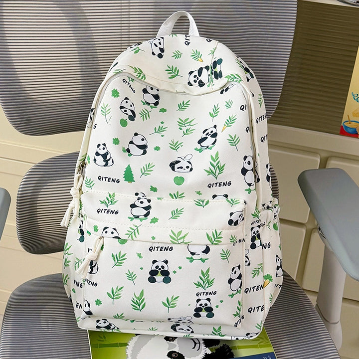 Fun and Playful Panda Print Backpack