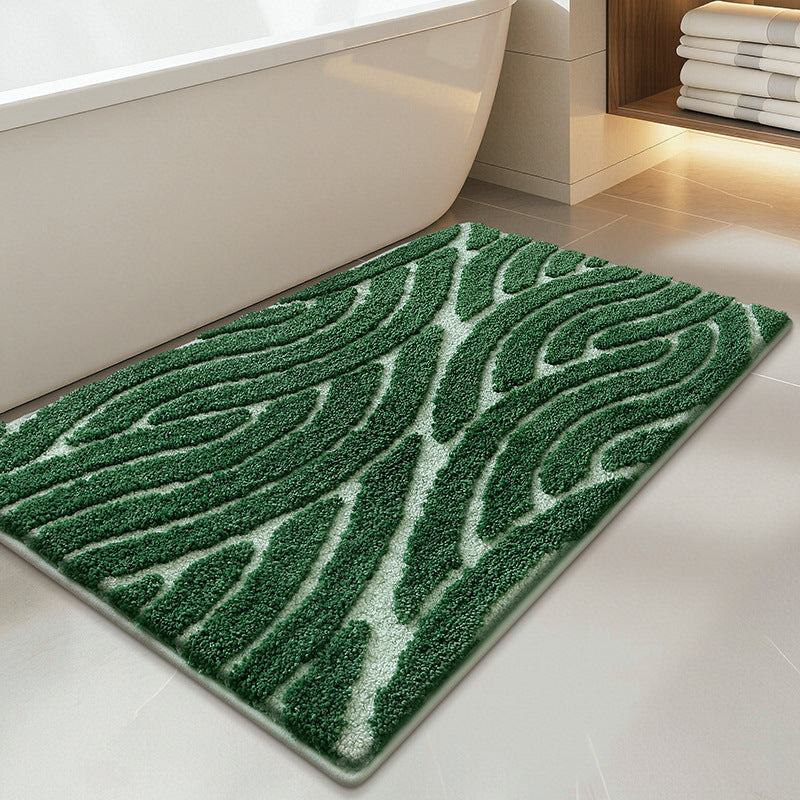 Plush Textured Bathroom Bath Mat Bowlift