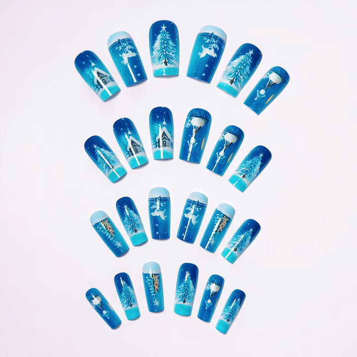 Artistic Winter Art Nails Bowlift