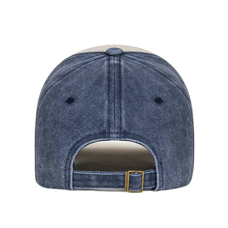 Men's Vintage-Inspired Embroidered Wolf Cap Bowlift