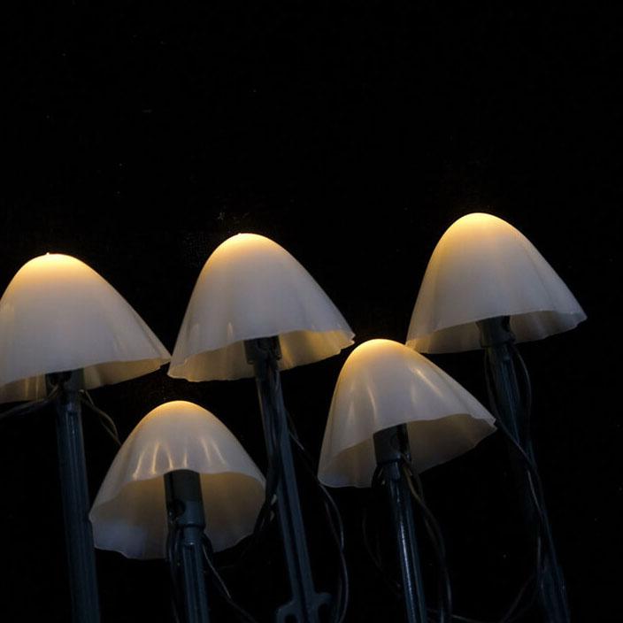 BowLift | Outdoor Solar LED Mushroom Lights Patio String Lights
