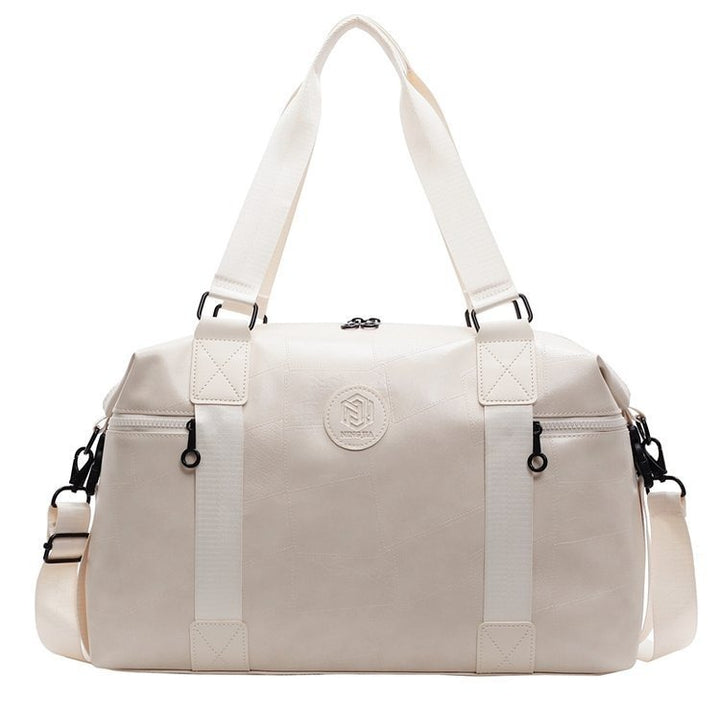 Durable Leather Travel Duffel