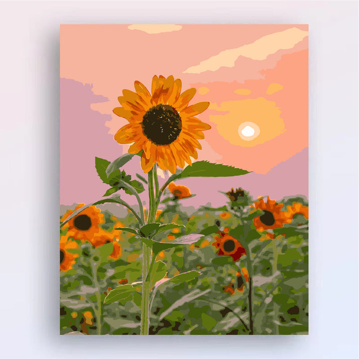 Floral Canvas Art Print Bowlift