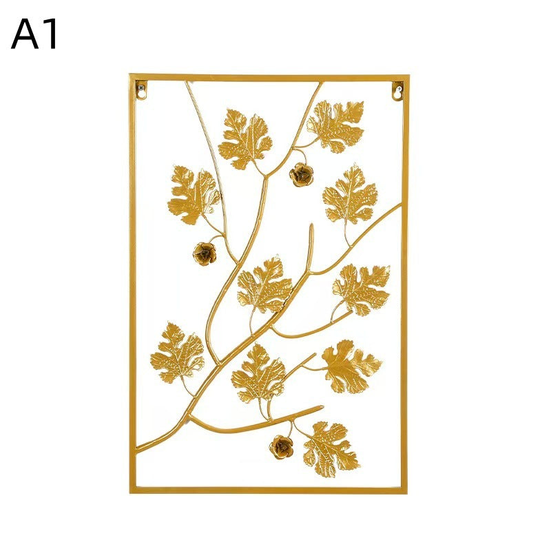 Floral Metal Wall Artwork Bowlift