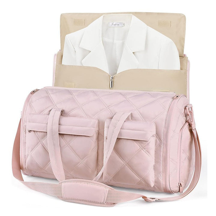 Elegant Travel Bag with Moisture Resistant Interior Compartment Bowlift