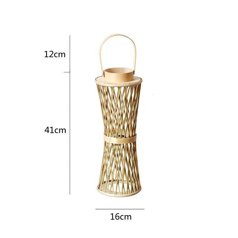 Elegant Lantern made of Rattan Bowlift