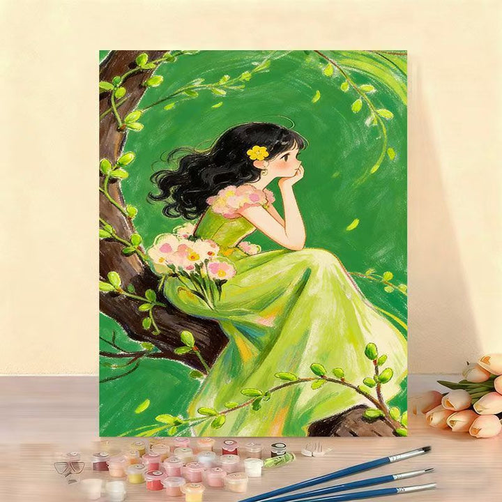 DIY Fairy Tale Canvas Painting Kit Bowlift