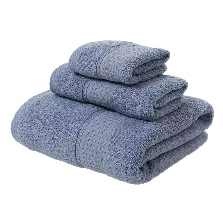 Terry Bath Towel Set with Elegant Structure Bowlift