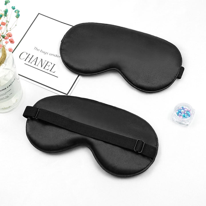 Unisex nan luxurious satin sleep mask with anatomical contour and adjustable elastic band Bowlift
