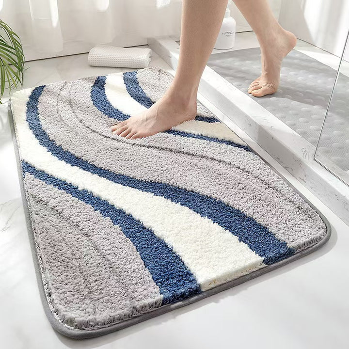 Plush Cat Theme Bath Mat