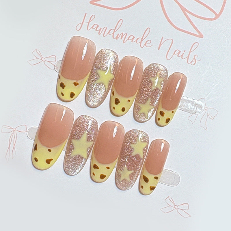 Premium French Tip Press-On Nails Bowlift