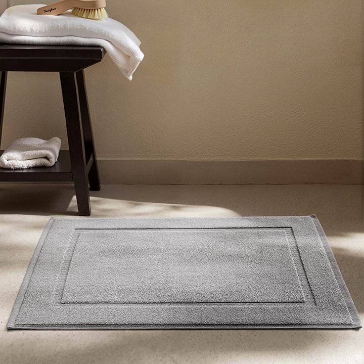 Plush Textured Bathroom Mat Bowlift