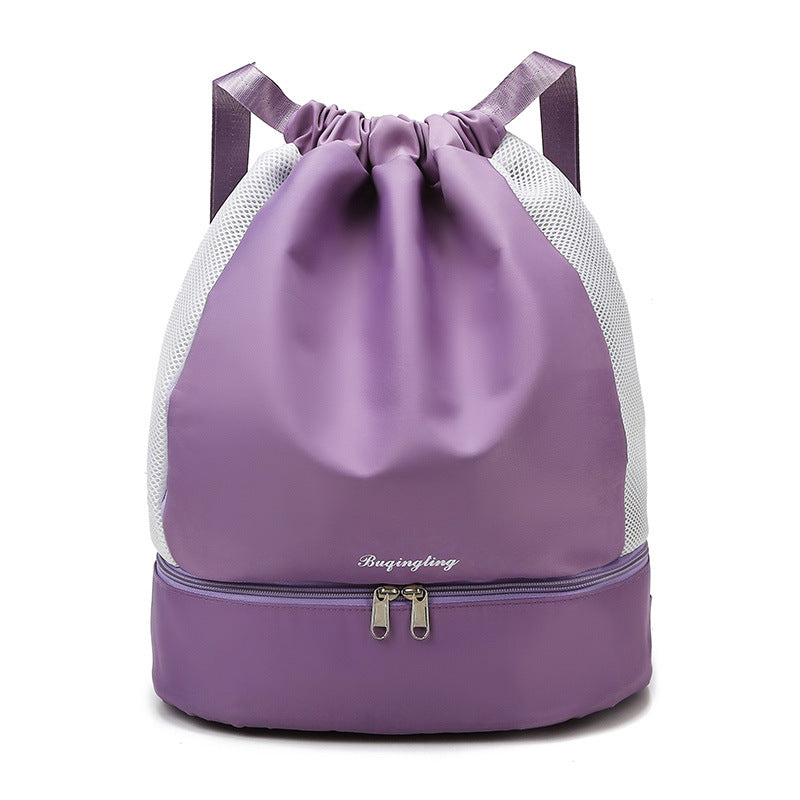 Mesh Drawstring Sports Backpack