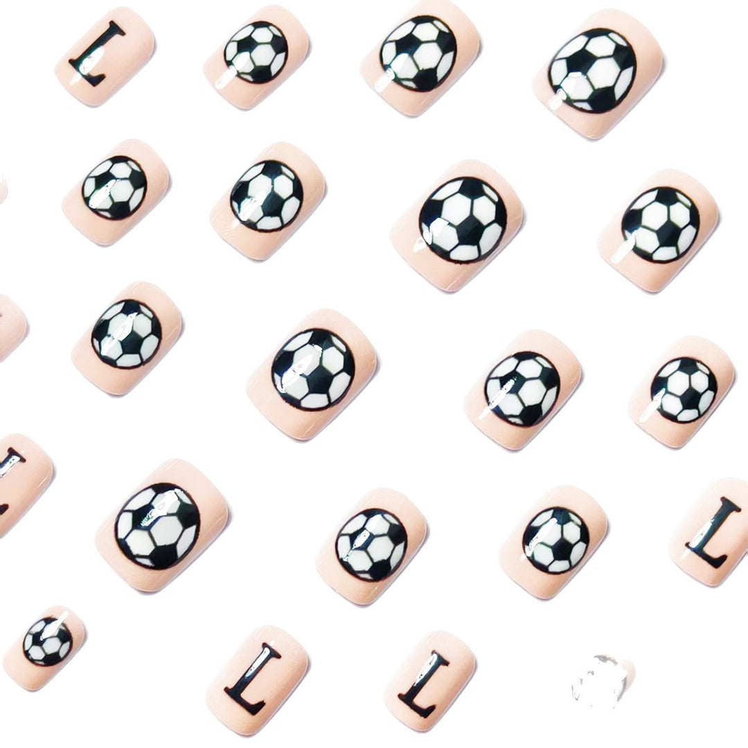 Creative Nail Art with Football Motif Bowlift