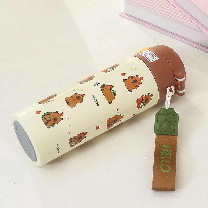 Women Insulated Drinking Bottle with Cute Animal Design Bowlift