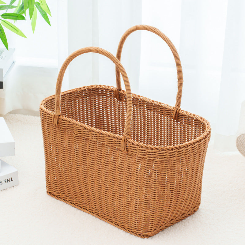 Woven Storage Basket Bowlift