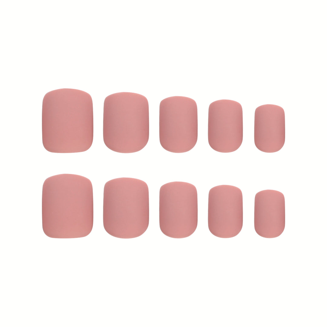 Artificial nail art with matte finish Bowlift