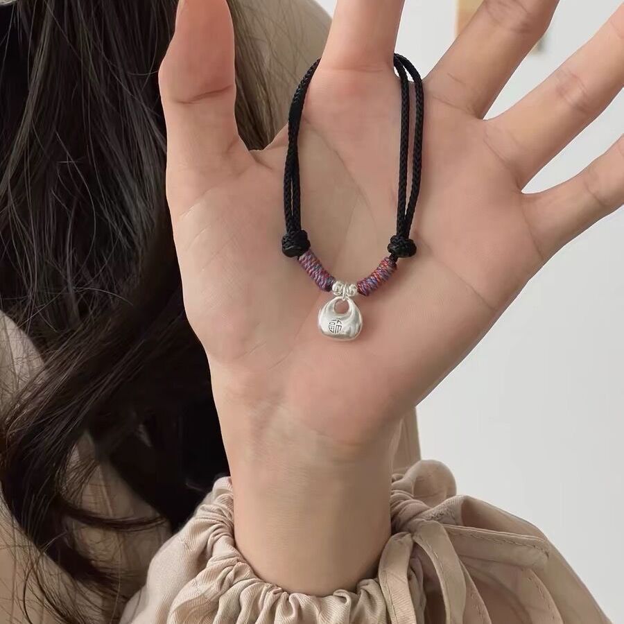 Adjustable Handmade Bell Charm Necklace Bowlift
