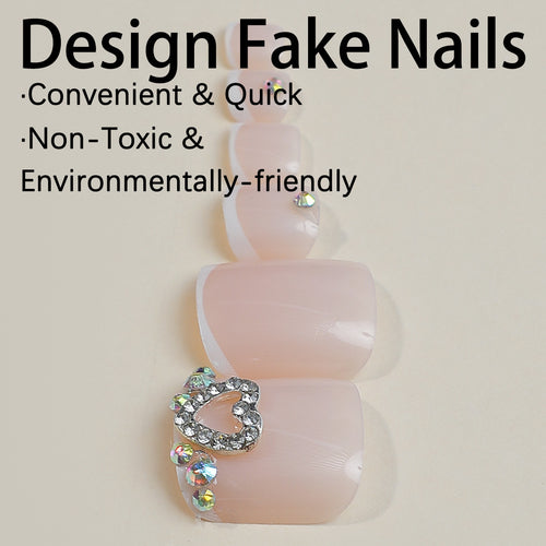 Nail art set with elegant glitter accents Bowlift
