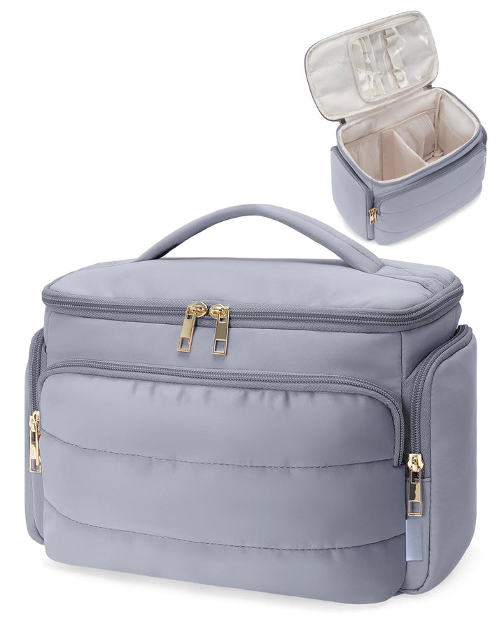 Cosmetic Storage Bag with Removable Compartments Bowlift