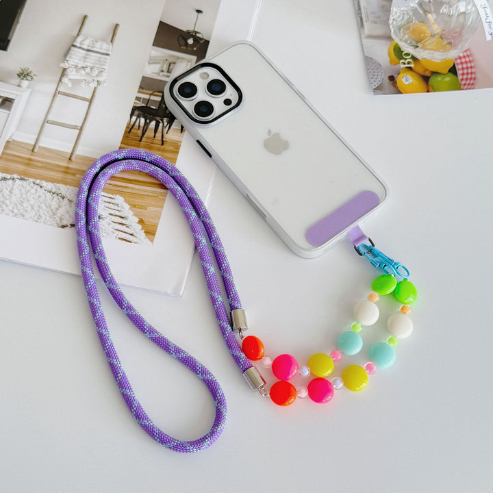 Phone chain with colorful beads Bowlift