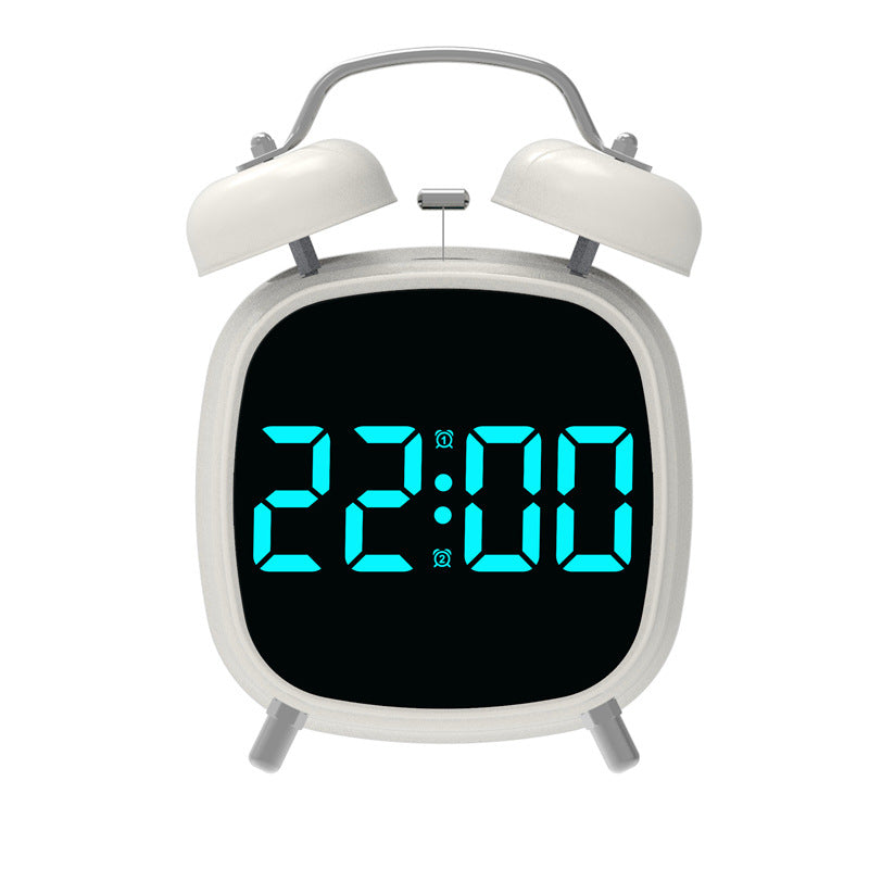 Digital Alarm Clock in Retro Style Bowlift