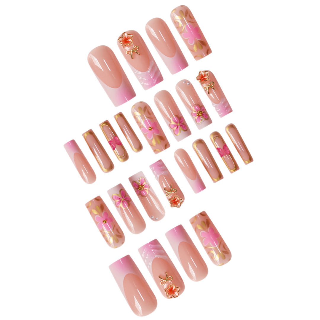 Glamorous Artistry Press-On Nail Set Bowlift