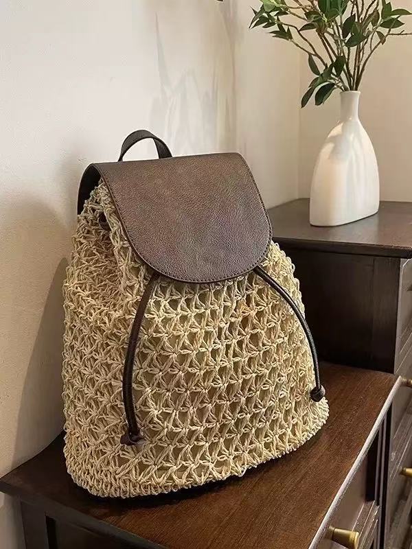 Handcrafted backpack bag made of natural material Bowlift