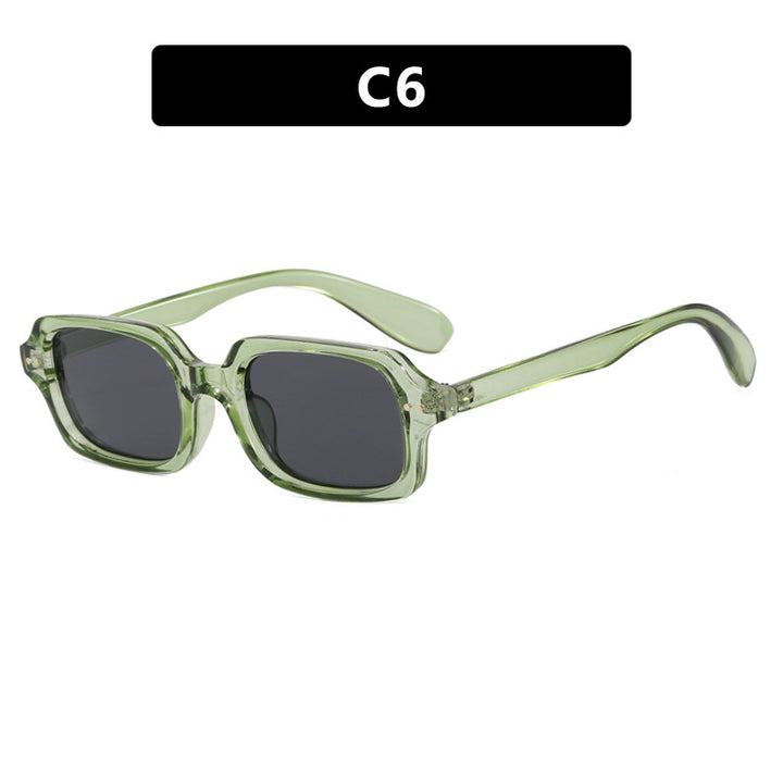 Ladies stylish square sunglasses with striking accents Bowlift