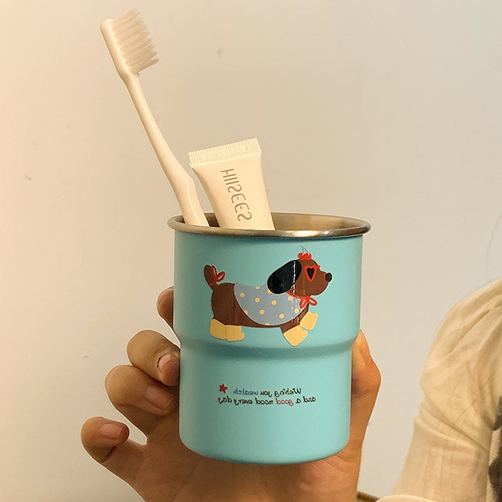 Toothbrush holder with cute dog design Bowlift