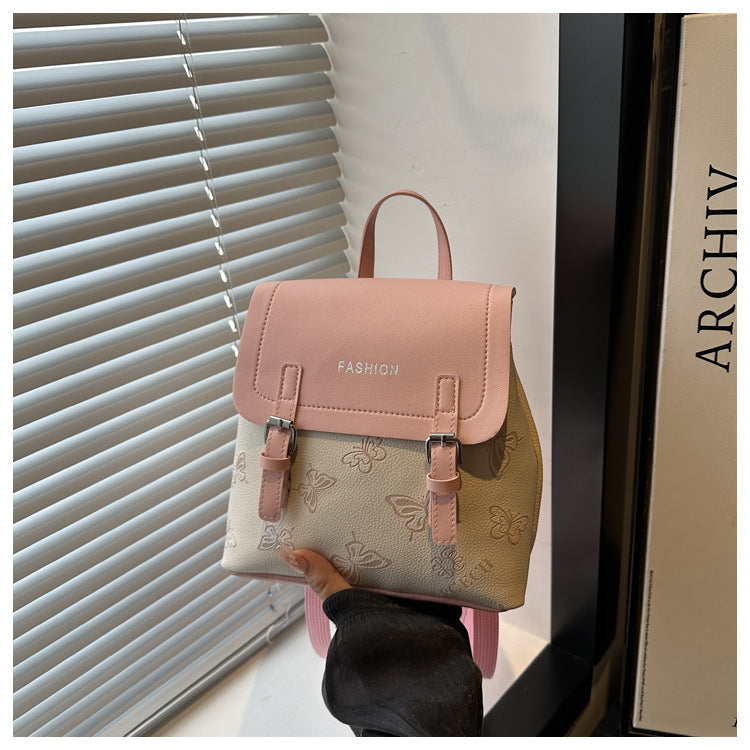 Stylish Butterfly Pattern Mini Backpack Bowlift