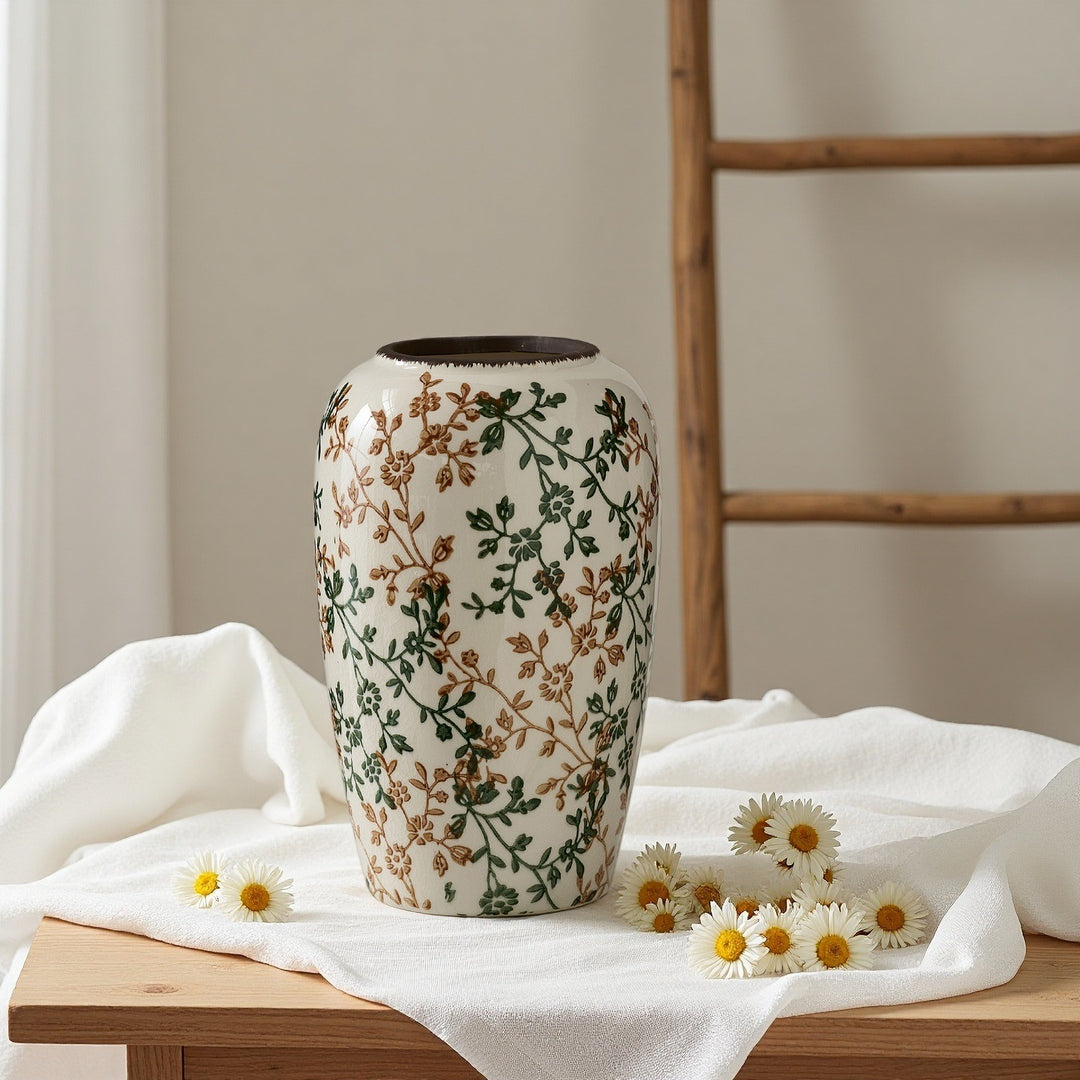 Floral ceramic vase Bowlift